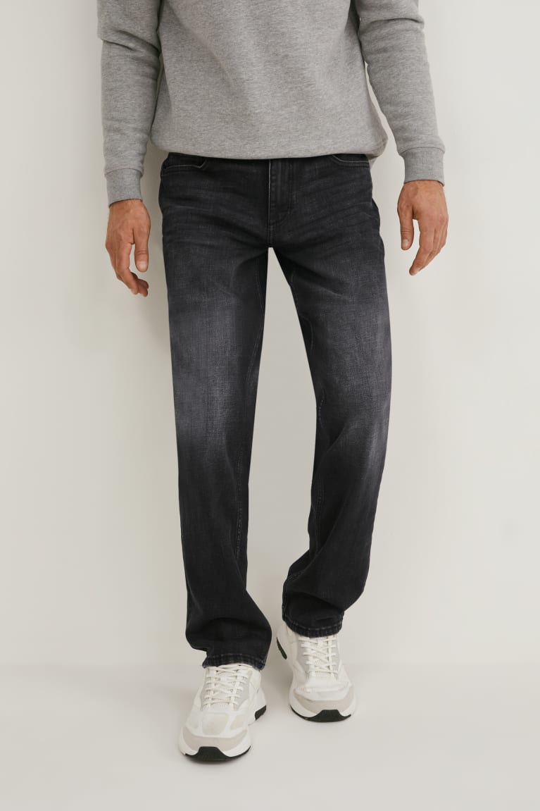 Denim Dark Gray C&A Mustang Slim Washington Men's Jeans | GVQPA-0428