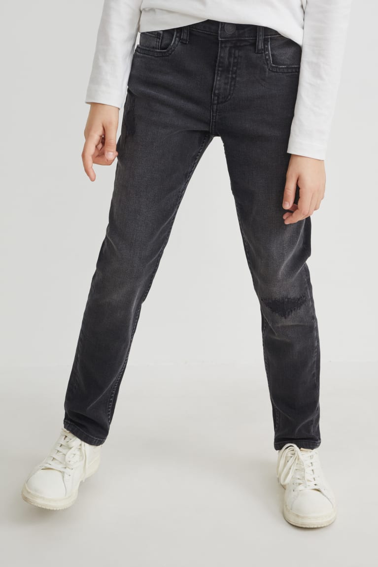 Denim Dark Gray C&A Slim Lycra® Boys' Jeans | FYJQL-7129