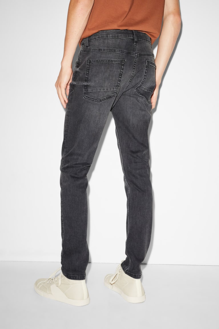 Denim Gray C&A Clockhouse Skinny Men's Jeans | IFCVB-4269