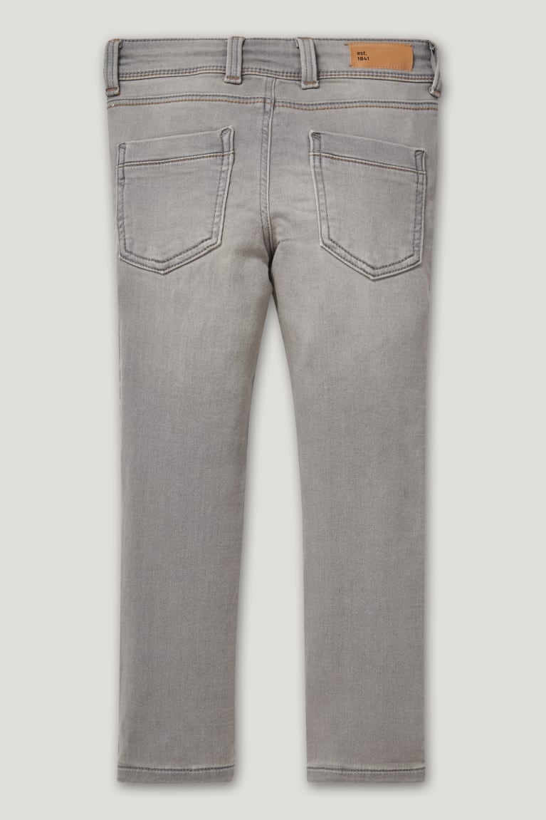 Denim Gray C&A Skinny Jog Denim Organic Cotton Boys' Jeans | VYAUC-9678