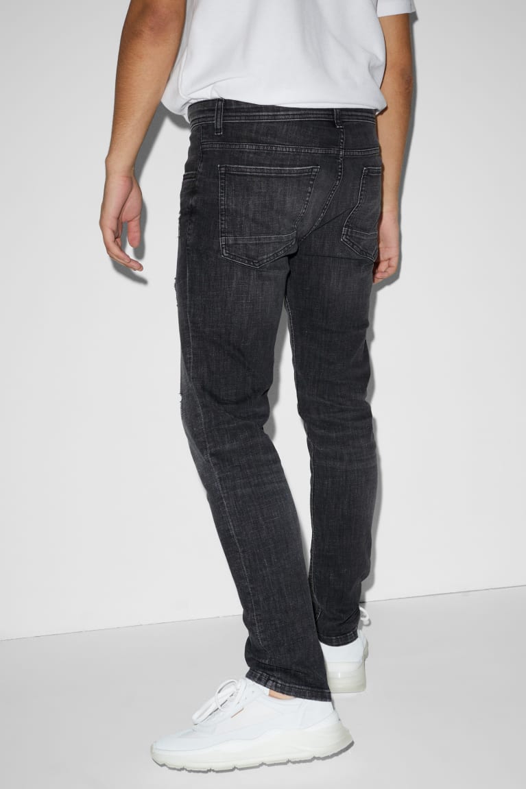 Denim Gray C&A Skinny Lycra® With Recycled Cotton Men's Jeans | PXLNV-4079