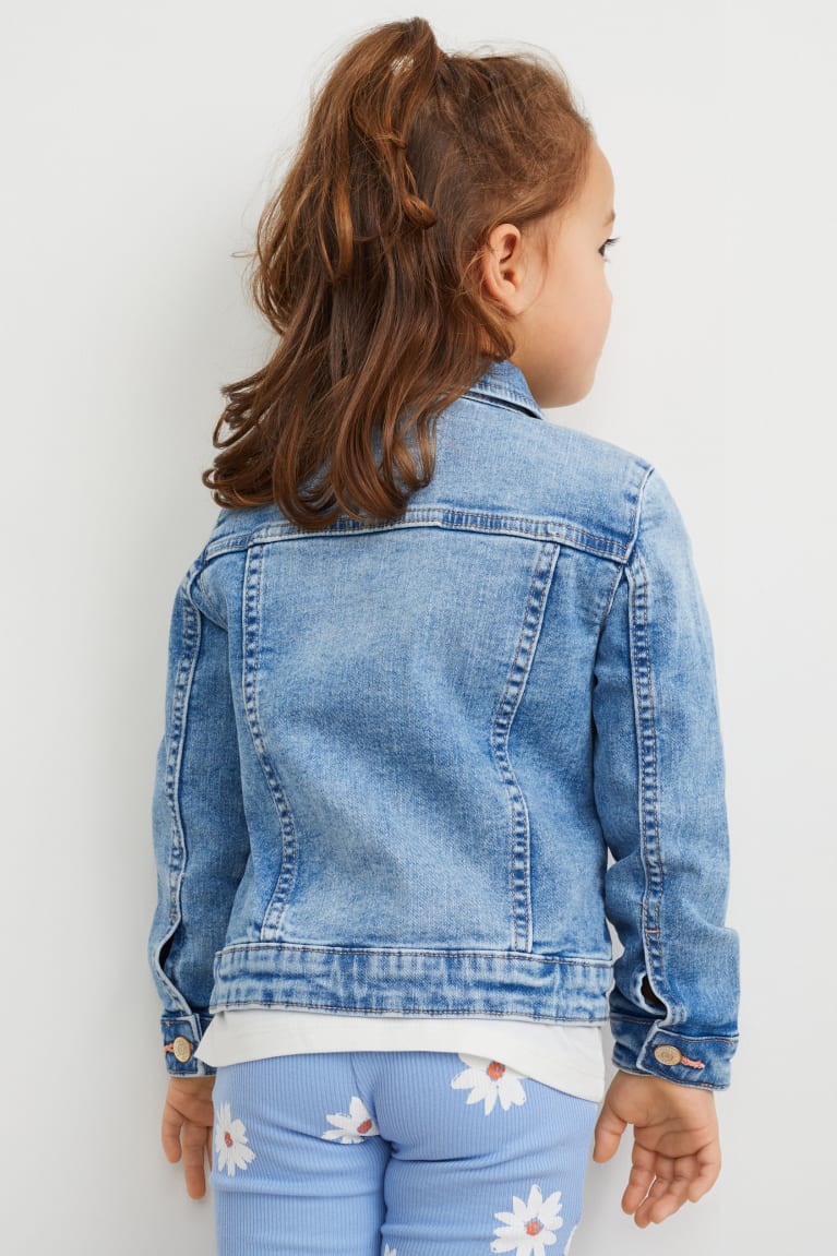 Denim Light Blue C&A Denim Girls' Jackets | EBHXR-8143