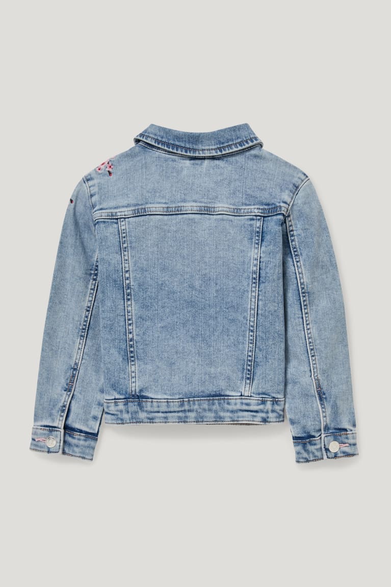 Denim Light Blue C&A Denim Girls' Jackets | KMWRB-9413