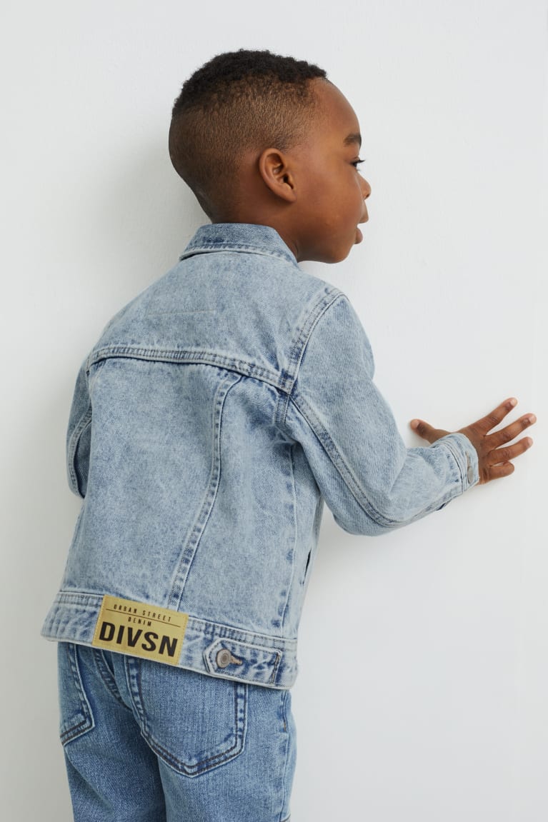 Denim Light Blue C&A Denim Girls' Jackets | MIAHP-5432