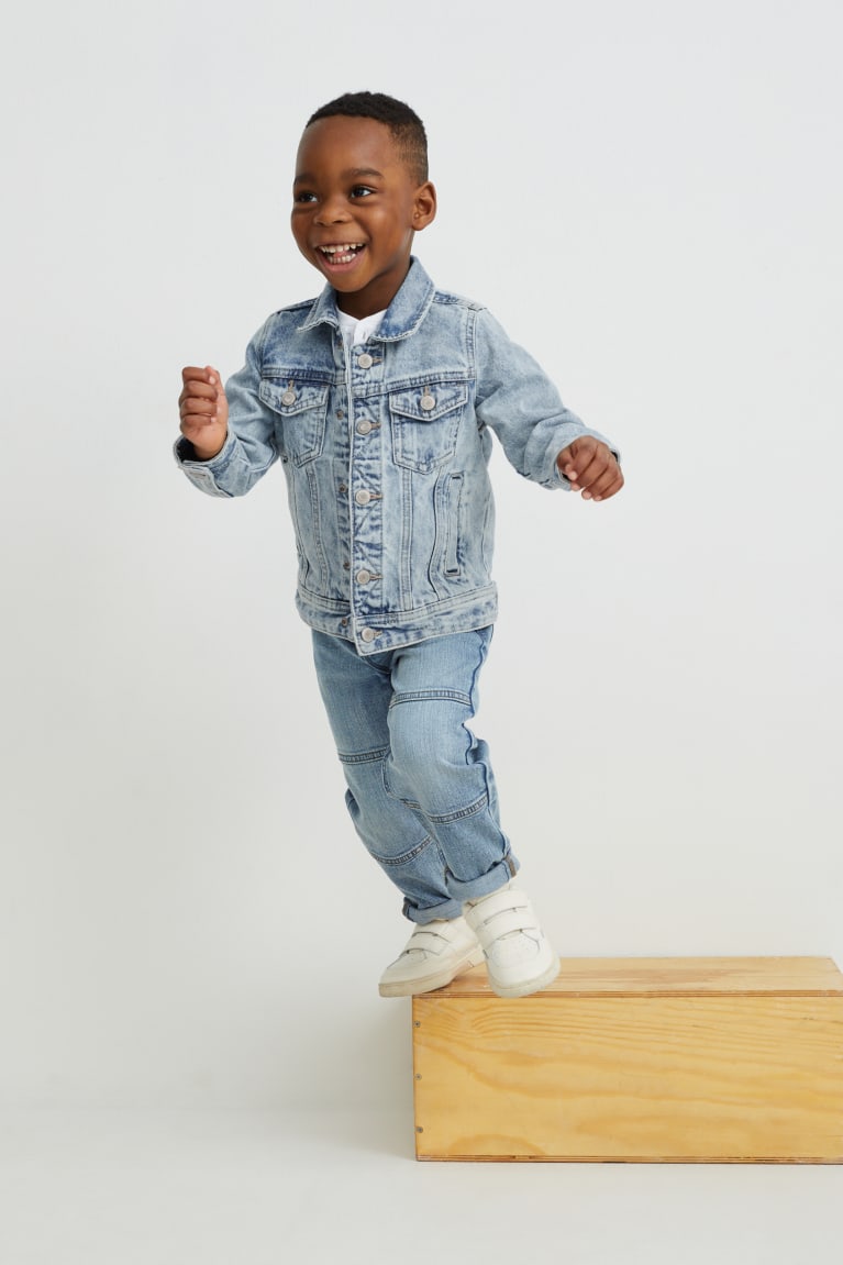 Denim Light Blue C&A Denim Girls' Jackets | MIAHP-5432