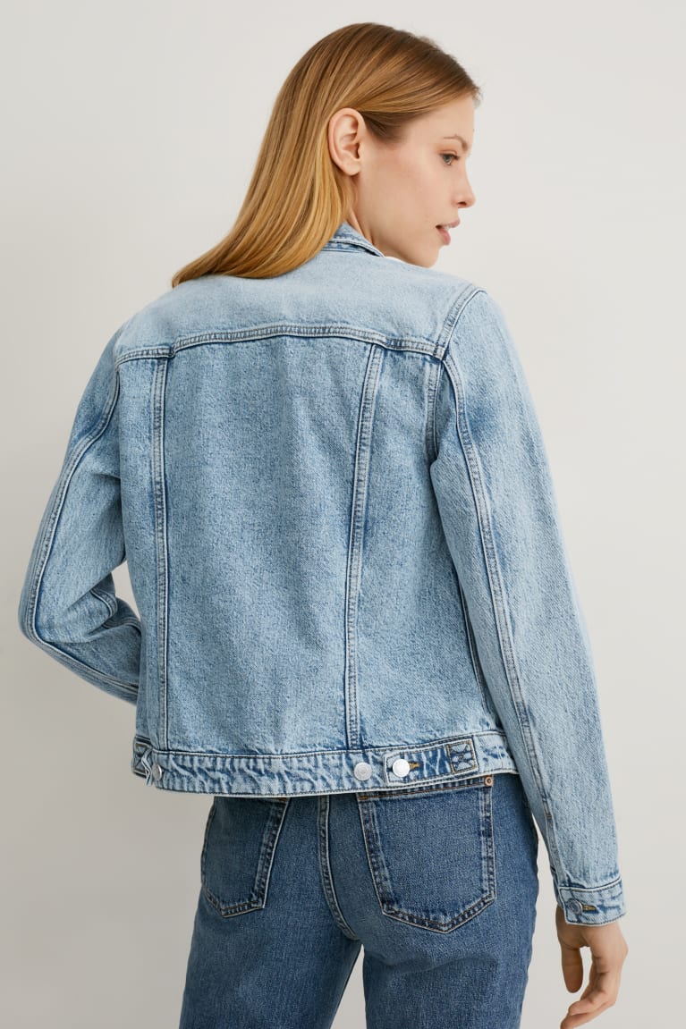 Denim Light Blue C&A Denim Women's Jackets | HYFUB-2739