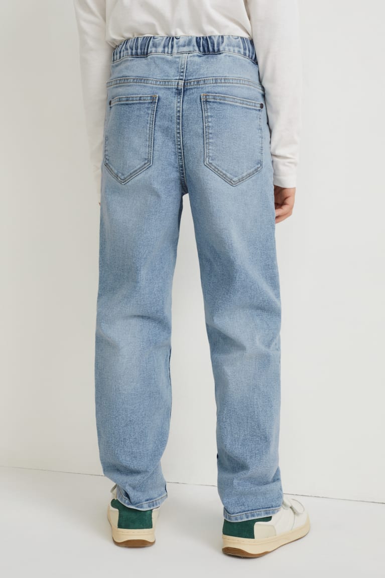 Denim Light Blue C&A Loose Fit Boys' Trousers | FZGVE-8571