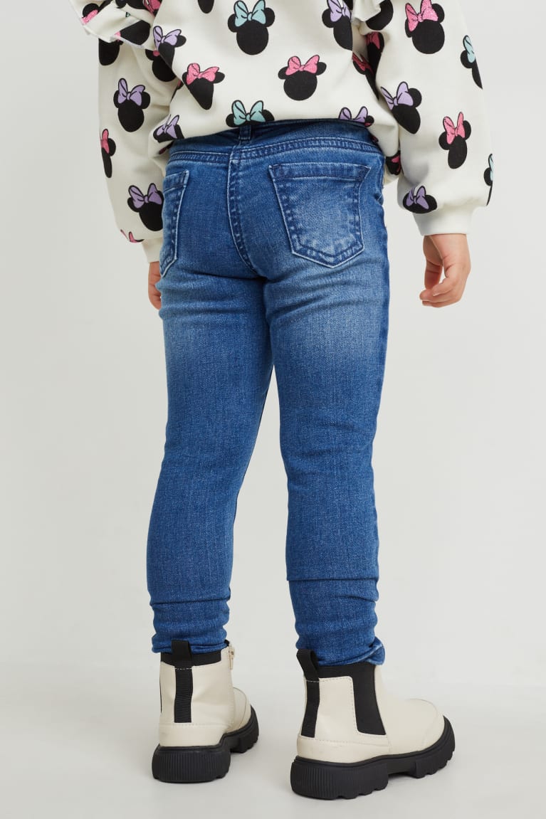 Denim Light Blue C&A Minnie Mouse Jegging Girls' Jeans | JVWIN-8420