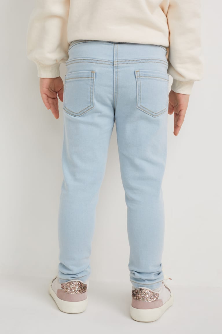 Denim Light Blue C&A Multipack Of 2 Jegging Girls' Trousers | OIAJU-7865