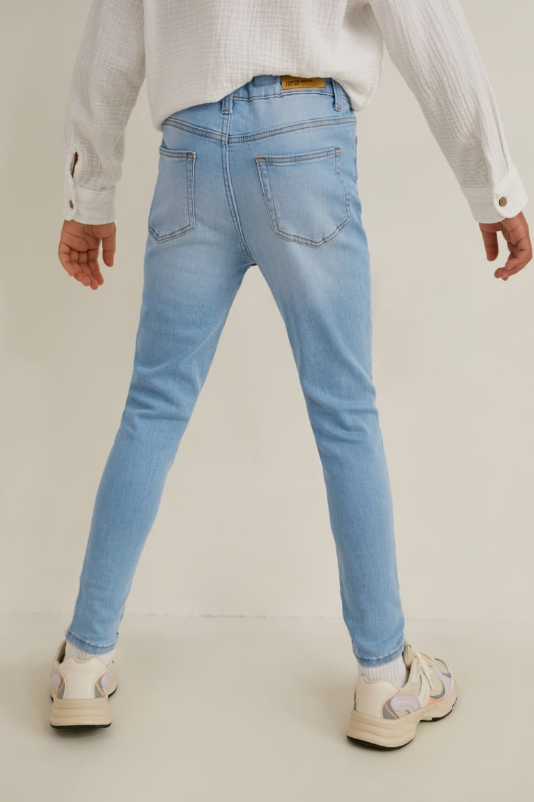 Denim Light Blue C&A Skinny Girls' Jeans | IDKYW-0513