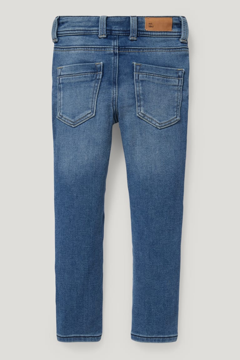 Denim Light Blue C&A Skinny Organic Cotton Boys' Jeans | JEBXF-5189