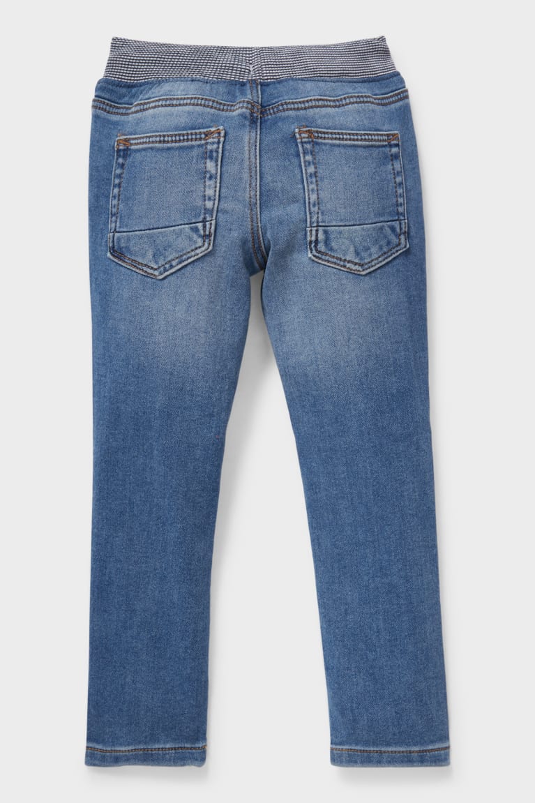 Denim Light Blue C&A Slim Jog Denim Organic Cotton Boys' Jeans | ZYVWU-9308