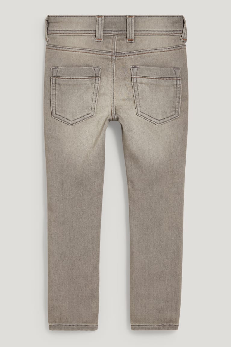 Denim Light Gray C&A Skinny Jog Denim Lycra® Organic Cotton Boys' Jeans | VRIHB-8675