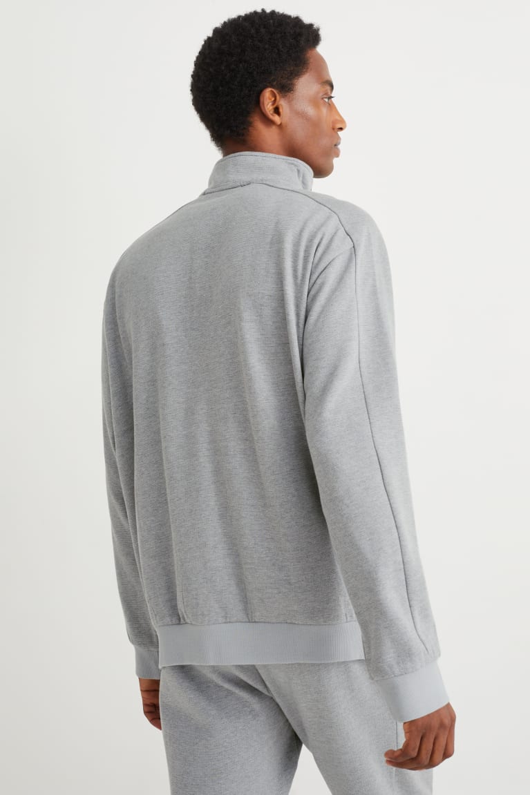 Gray / Black C&A Men's Sweatshirts | XNSCD-2347