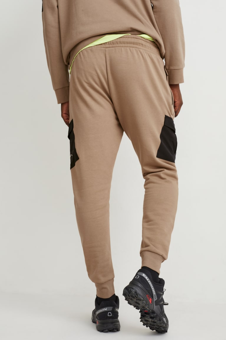 Gray Brown C&A Joggers Men's Trousers | UJNGX-6590