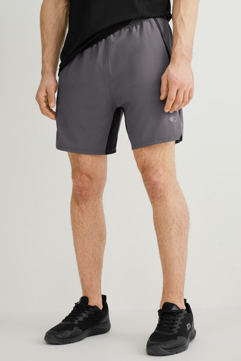 Gray C&A Active Flex Lycra® Men's Shorts | ZSAJF-0438