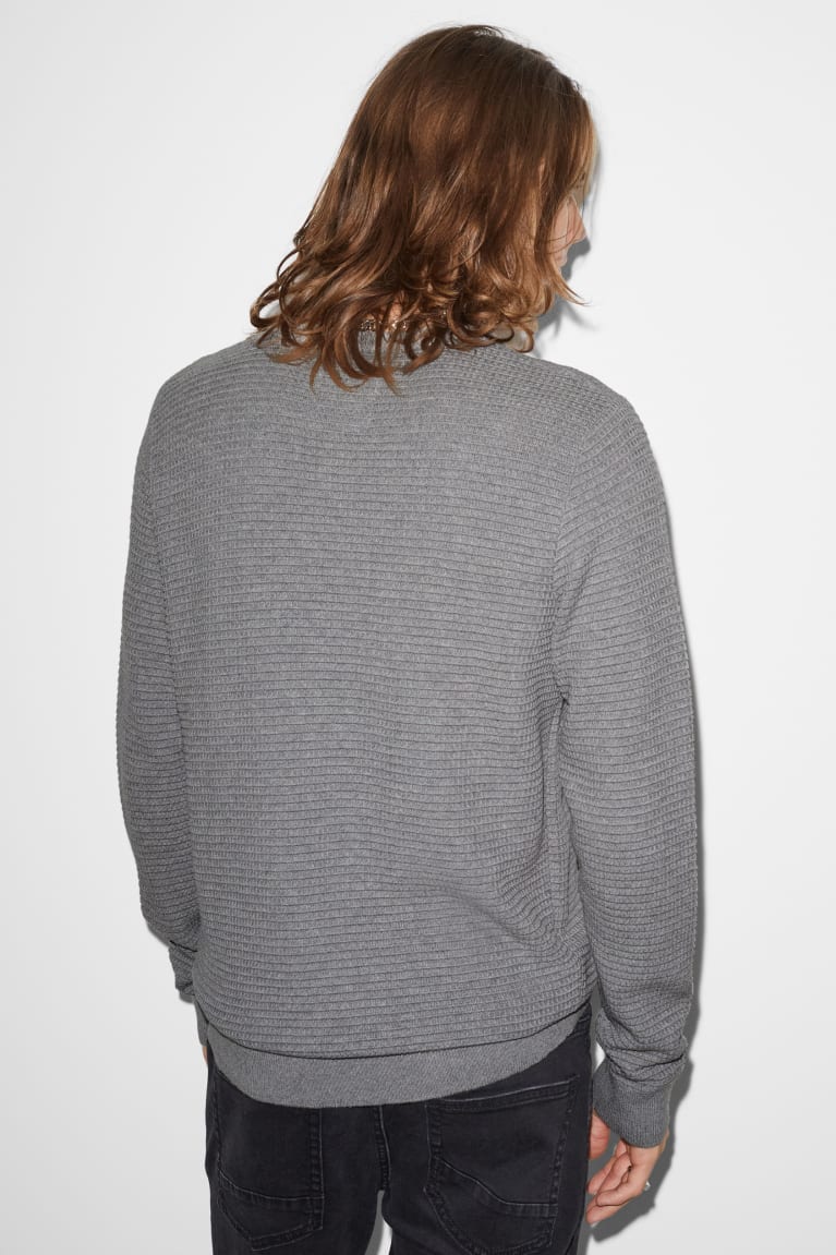 Gray C&A Clockhouse Men's Jumper | FGUWJ-4597