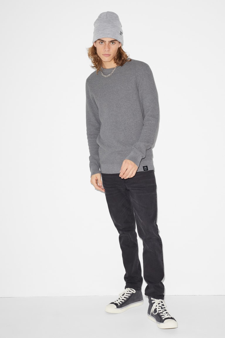 Gray C&A Clockhouse Men's Jumper | FGUWJ-4597