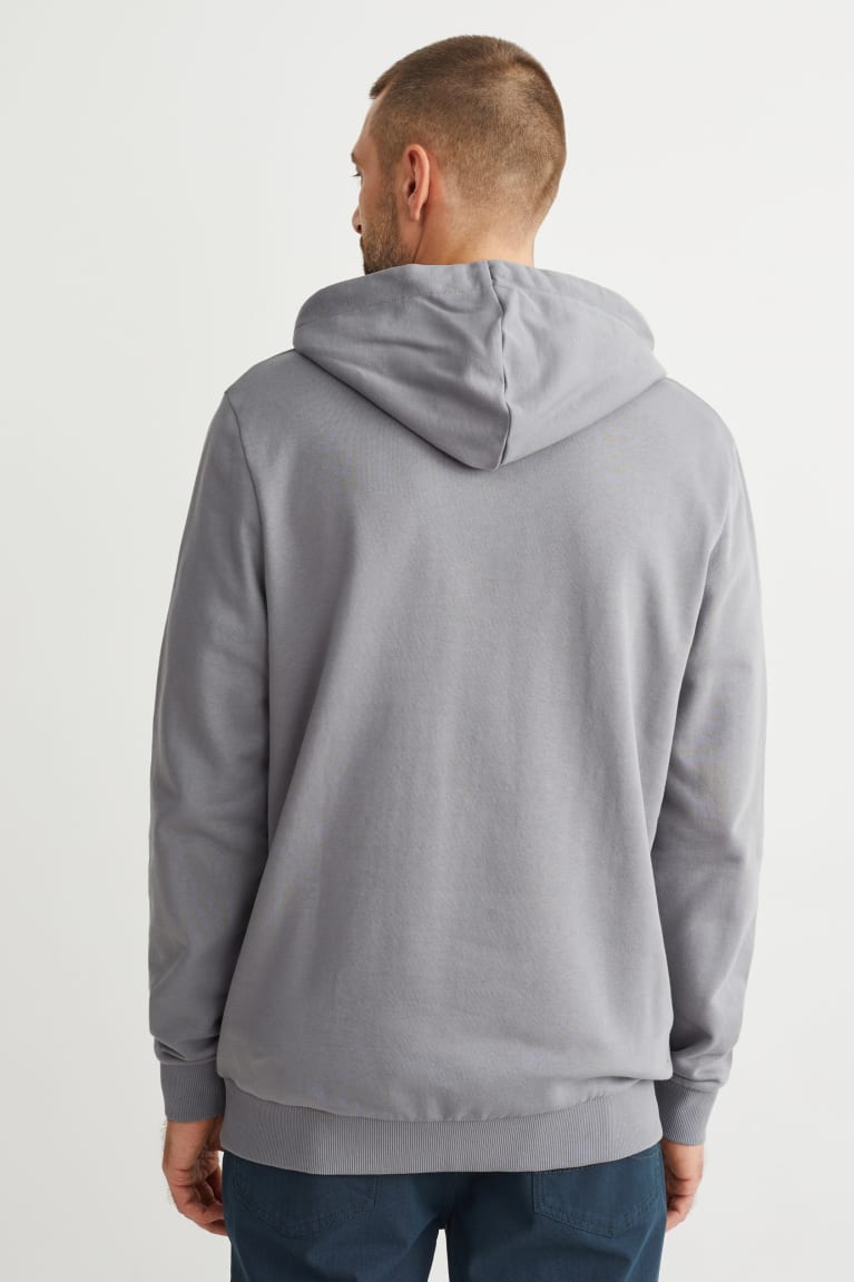 Gray C&A Men's Sweatshirts | QAMVD-2598