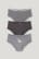 Gray C&A Multipack Of 3 Hipster Briefs Organic Cotton Girls' Underwear | ICFDK-1357