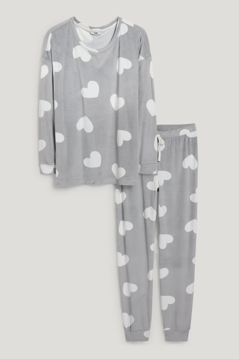 Gray C&A Pyjamas Patterned Women's Nightwear | KLFCA-4698