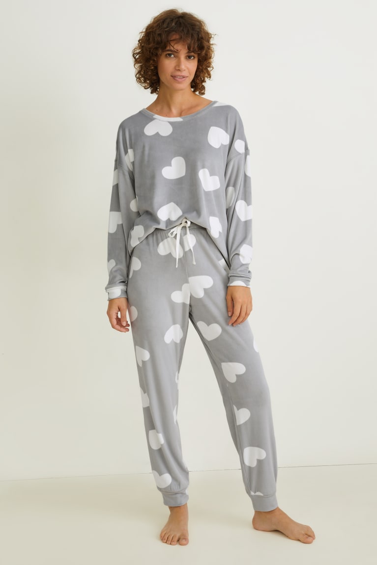 Gray C&A Pyjamas Patterned Women\'s Nightwear | KLFCA-4698