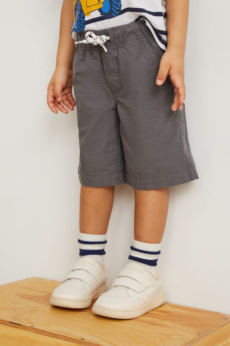 Gray C&A Shorts Boys' Trousers | NVIZM-7391