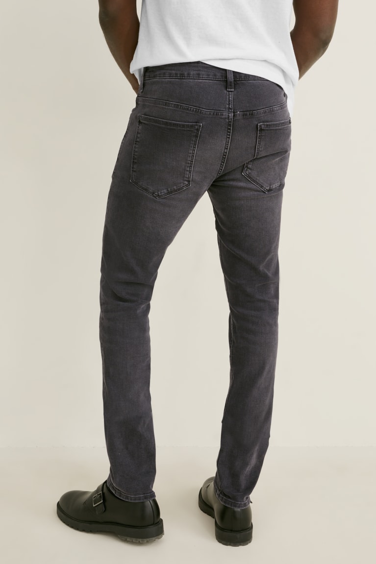 Gray C&A Skinny Lycra® Men's Jeans | STNJA-2743