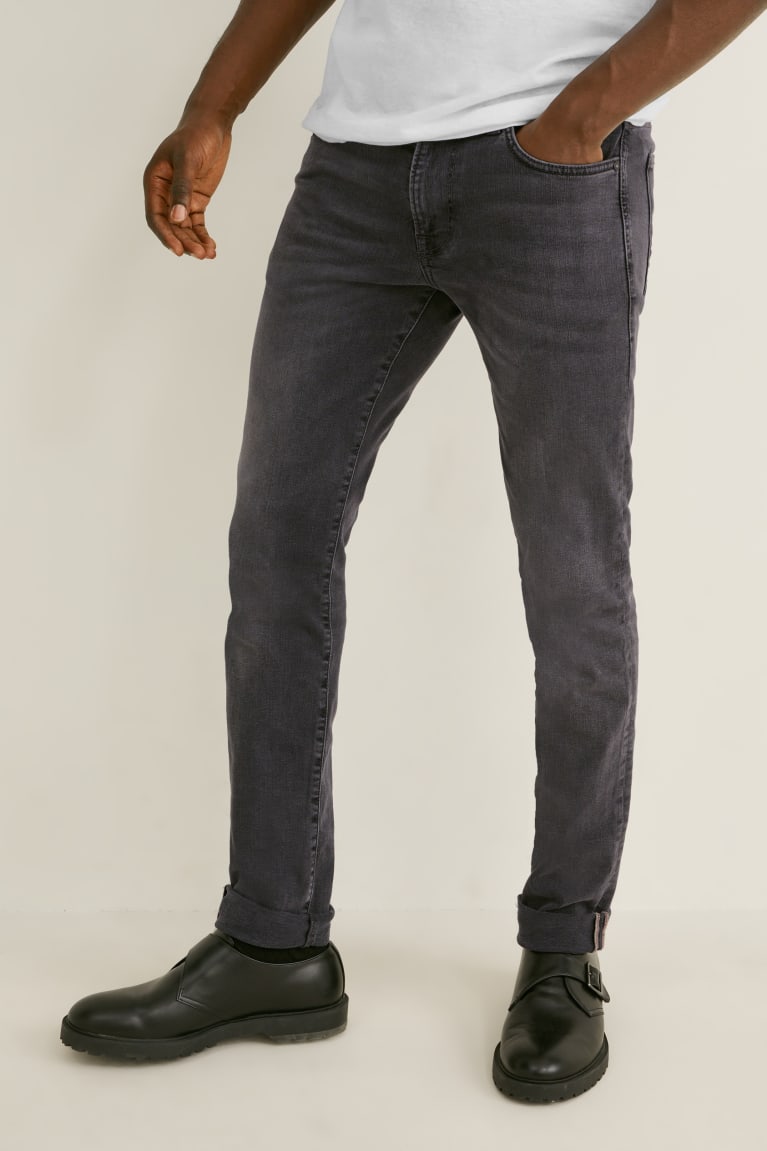 Gray C&A Skinny Lycra® Men's Jeans | STNJA-2743