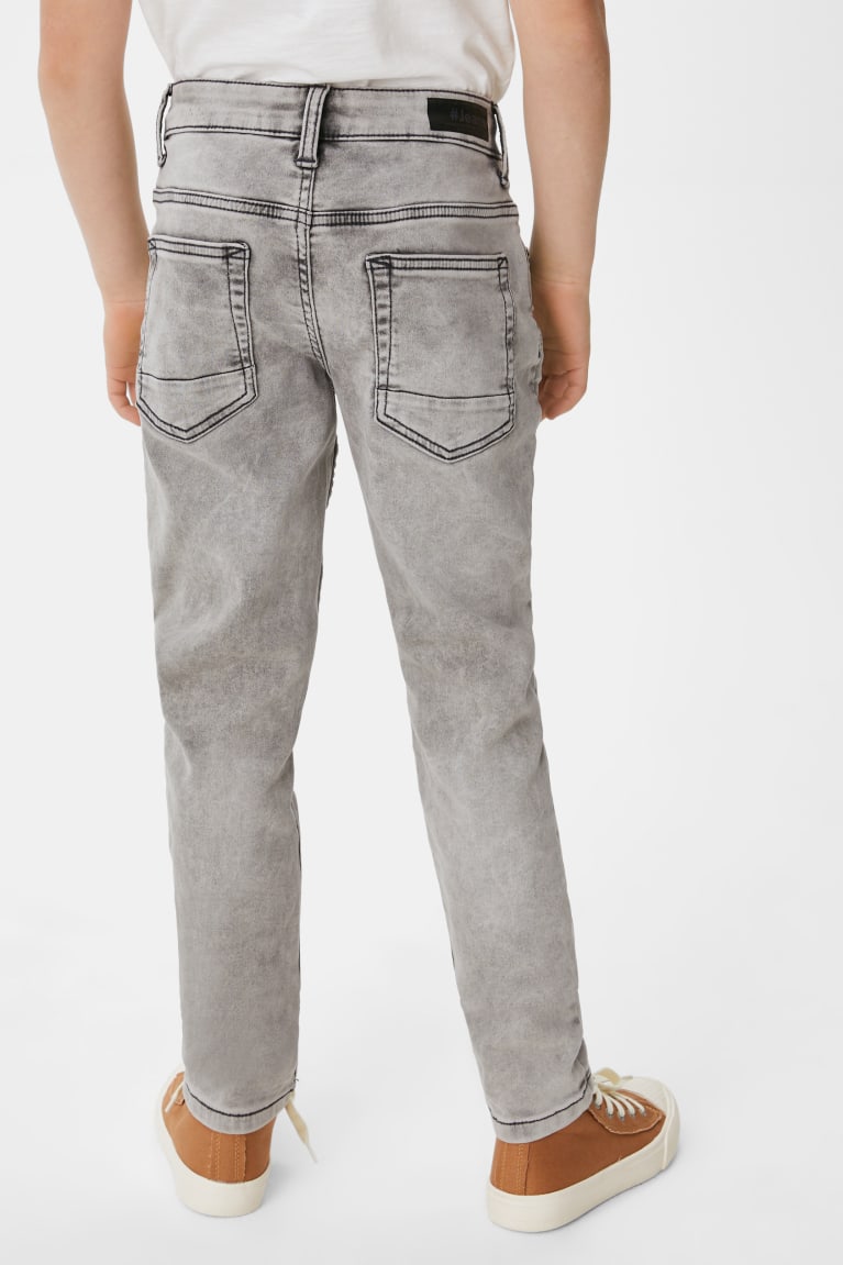 Gray C&A Slim Organic Cotton Boys' Jeans | ZDYAJ-5261