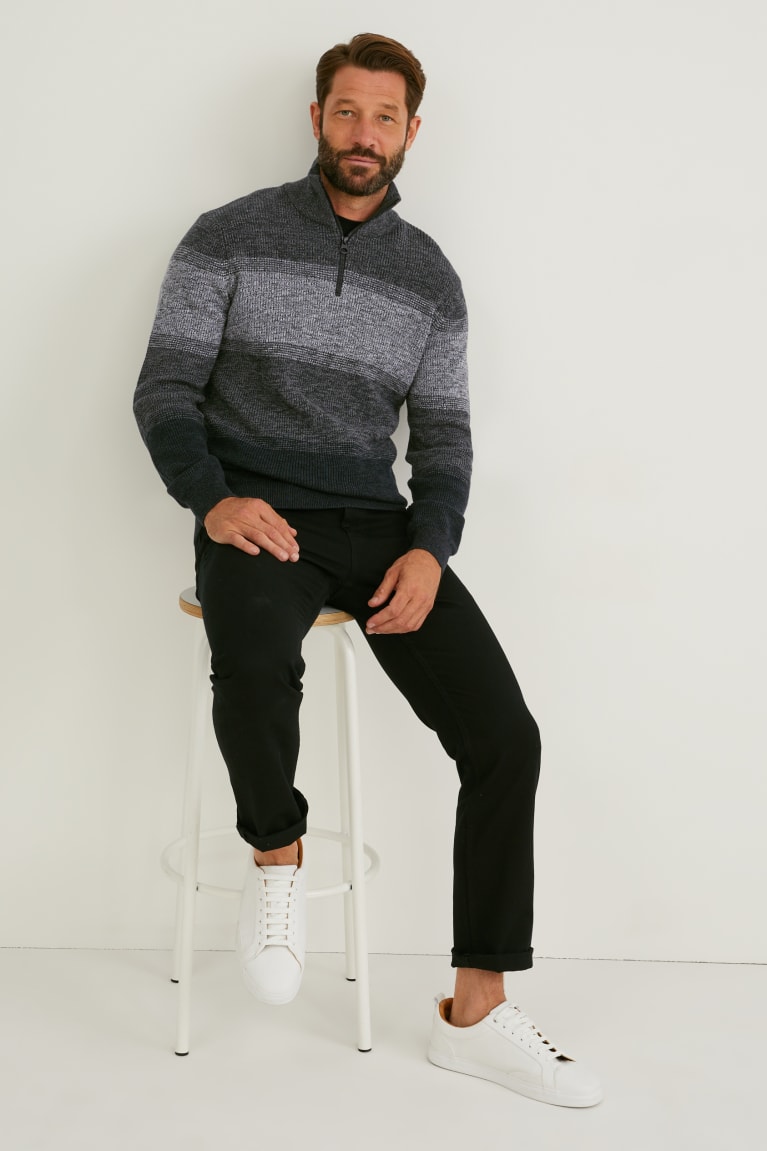 Gray Melange C&A Men's Jumper | WIKPC-5806