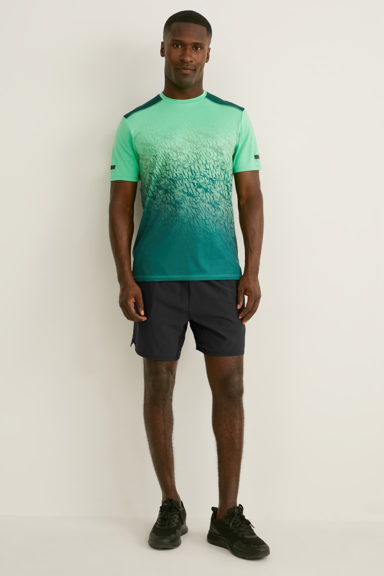 Green C&A Active Men's Top | XFJAD-1360