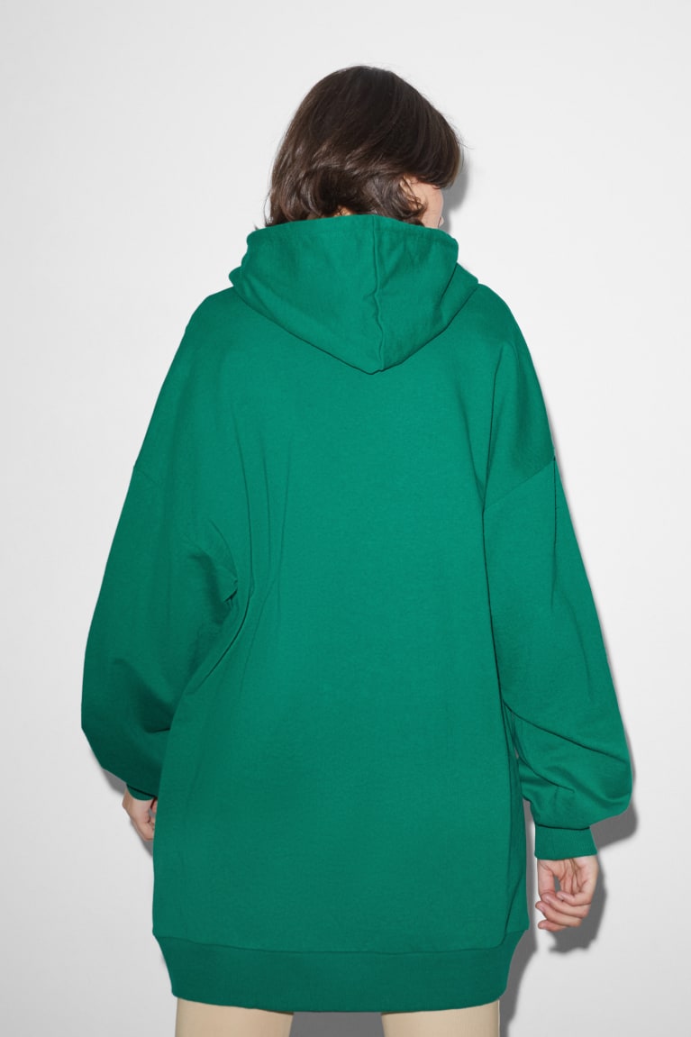 Green C&A Clockhouse Women's Hoodie | PIUYM-7236