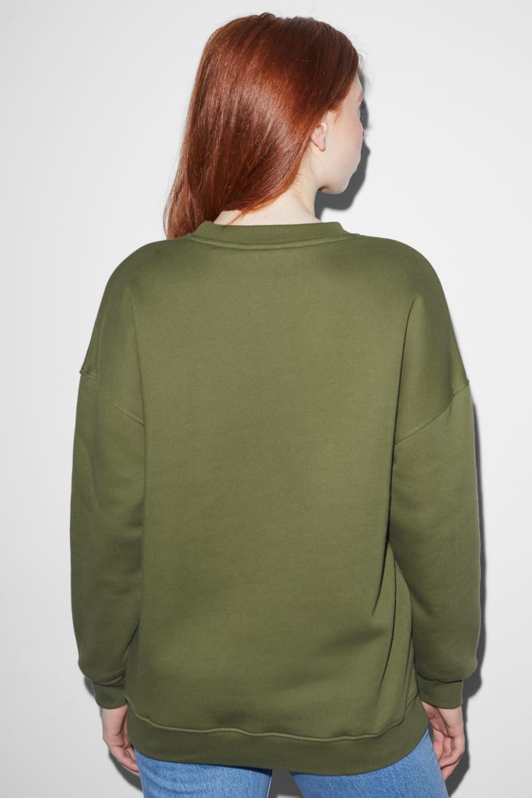 Green C&A Clockhouse Women's Sweatshirts | QTGIF-7648