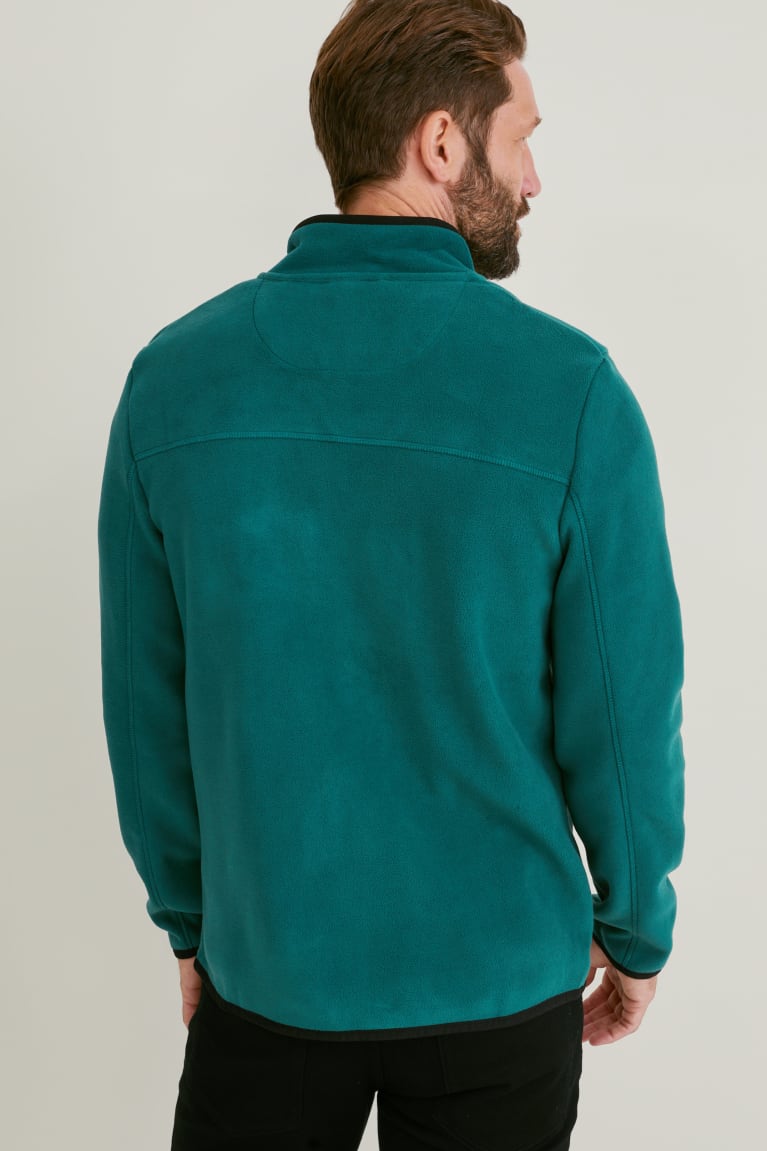 Green C&A Fleece Thermolite® Ecomade Recycled Men's Jackets | NCRJX-9708