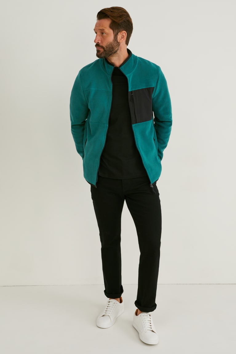 Green C&A Fleece Thermolite® Ecomade Recycled Men's Jackets | NCRJX-9708