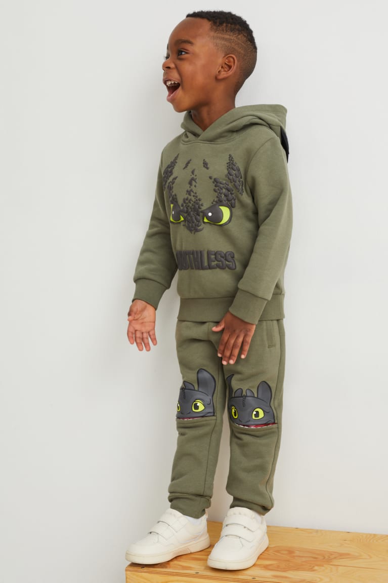 Green C&A How To Train Your Dragon Girls' Hoodie | XKTAM-4720