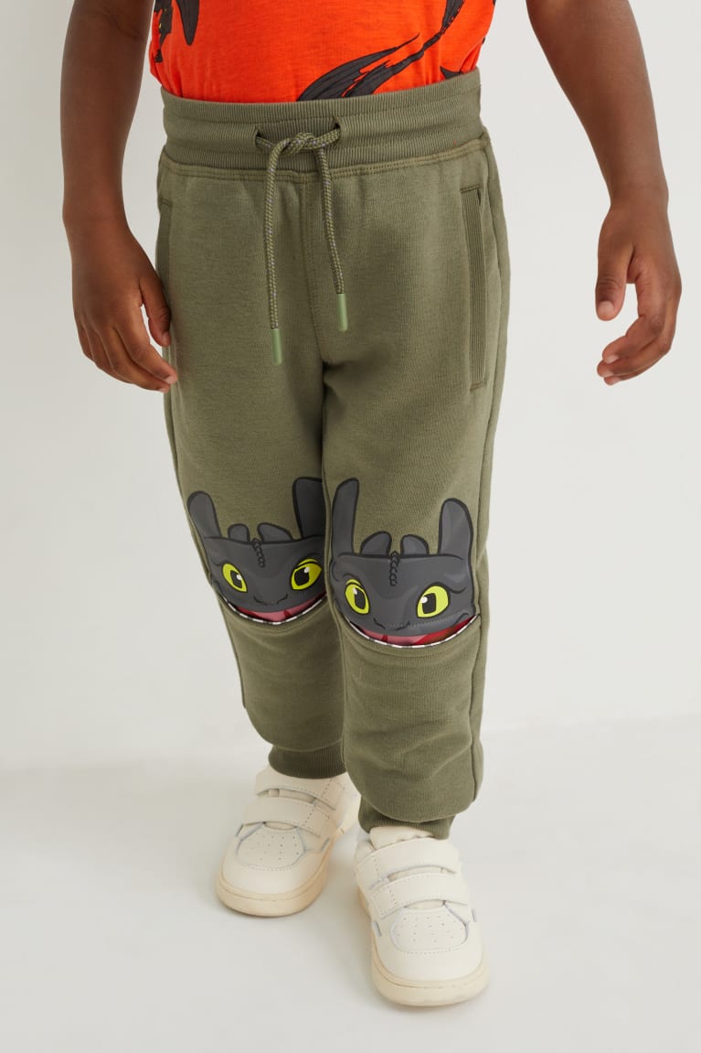 Green C&A How To Train Your Dragon Joggers Boys' Trousers | PKMUI-7851