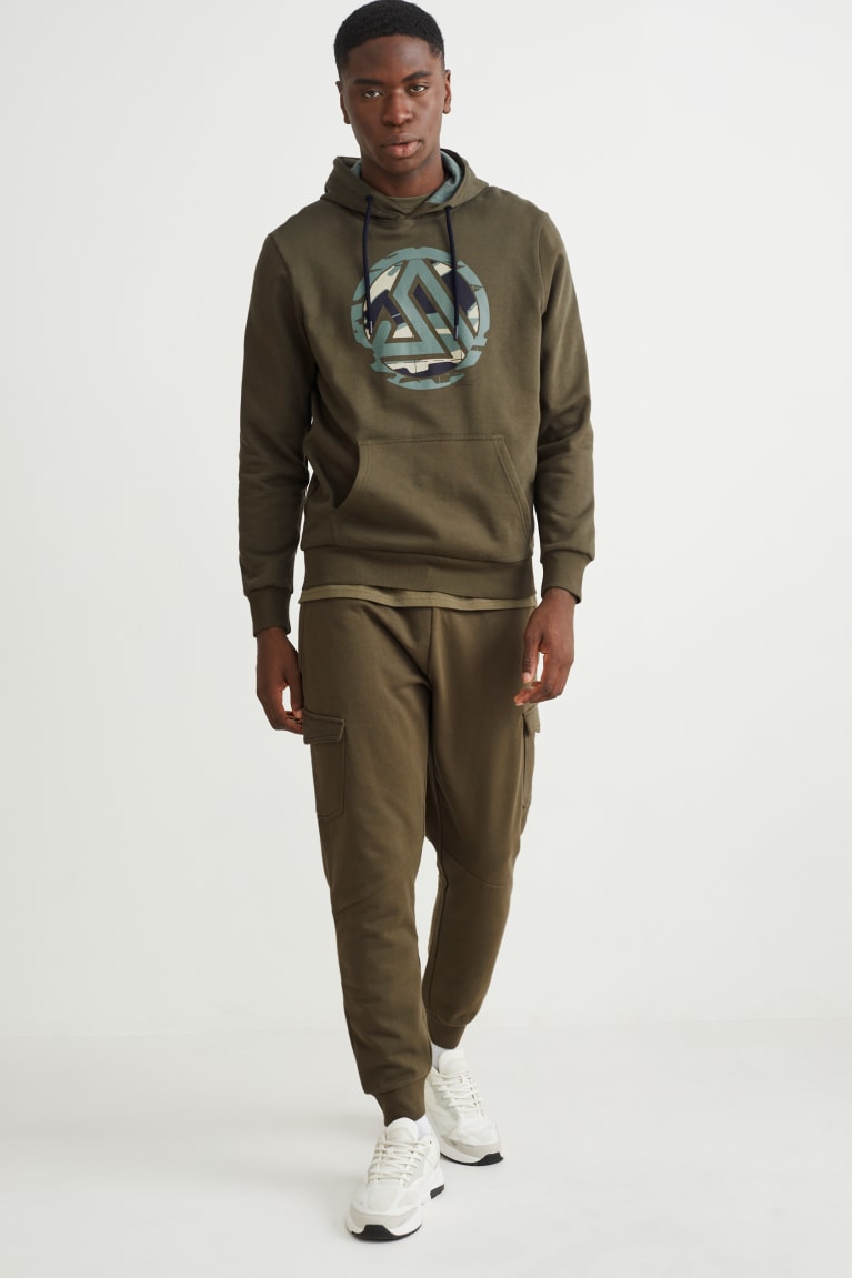 Green C&A Men's Sweatshirts | ZLOSM-4716