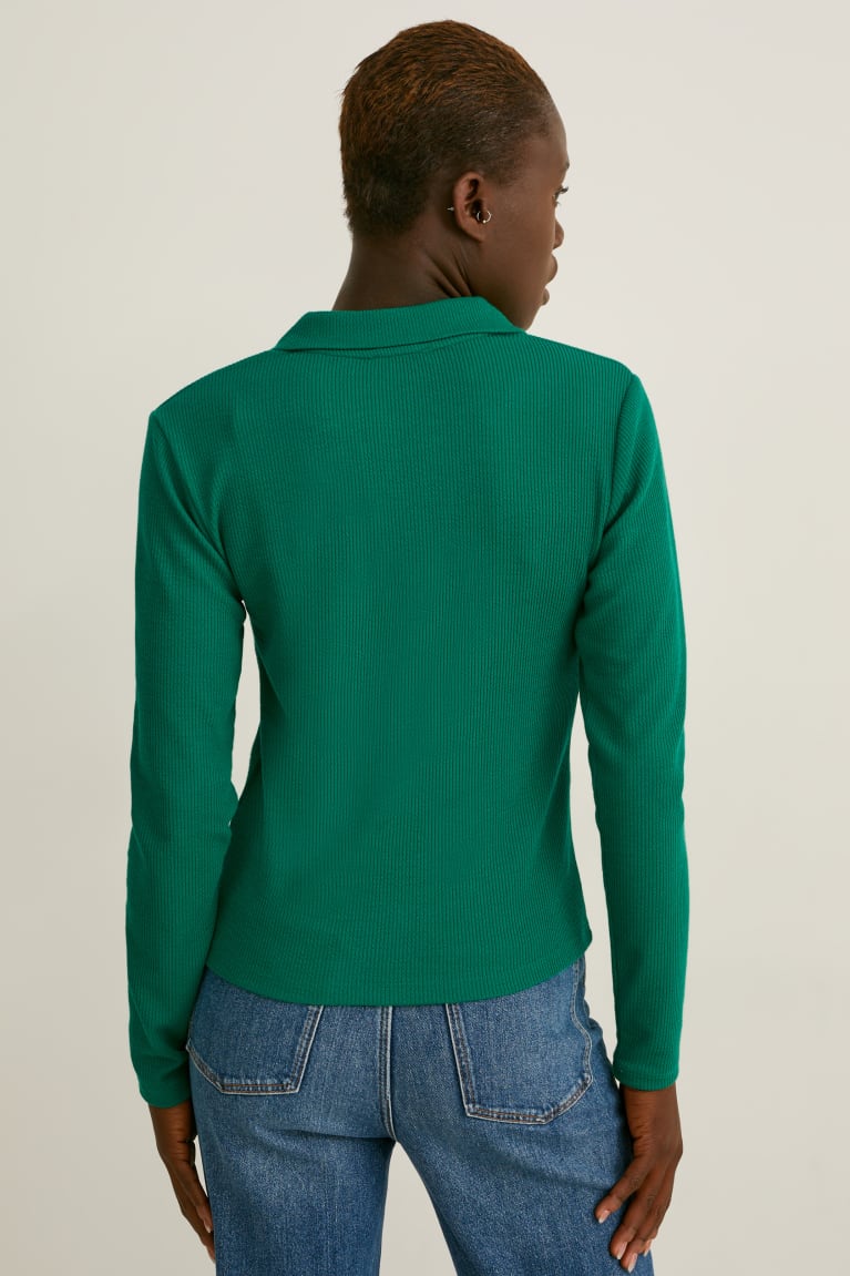 Green C&A Polo Women's Shirts | AISGP-5840