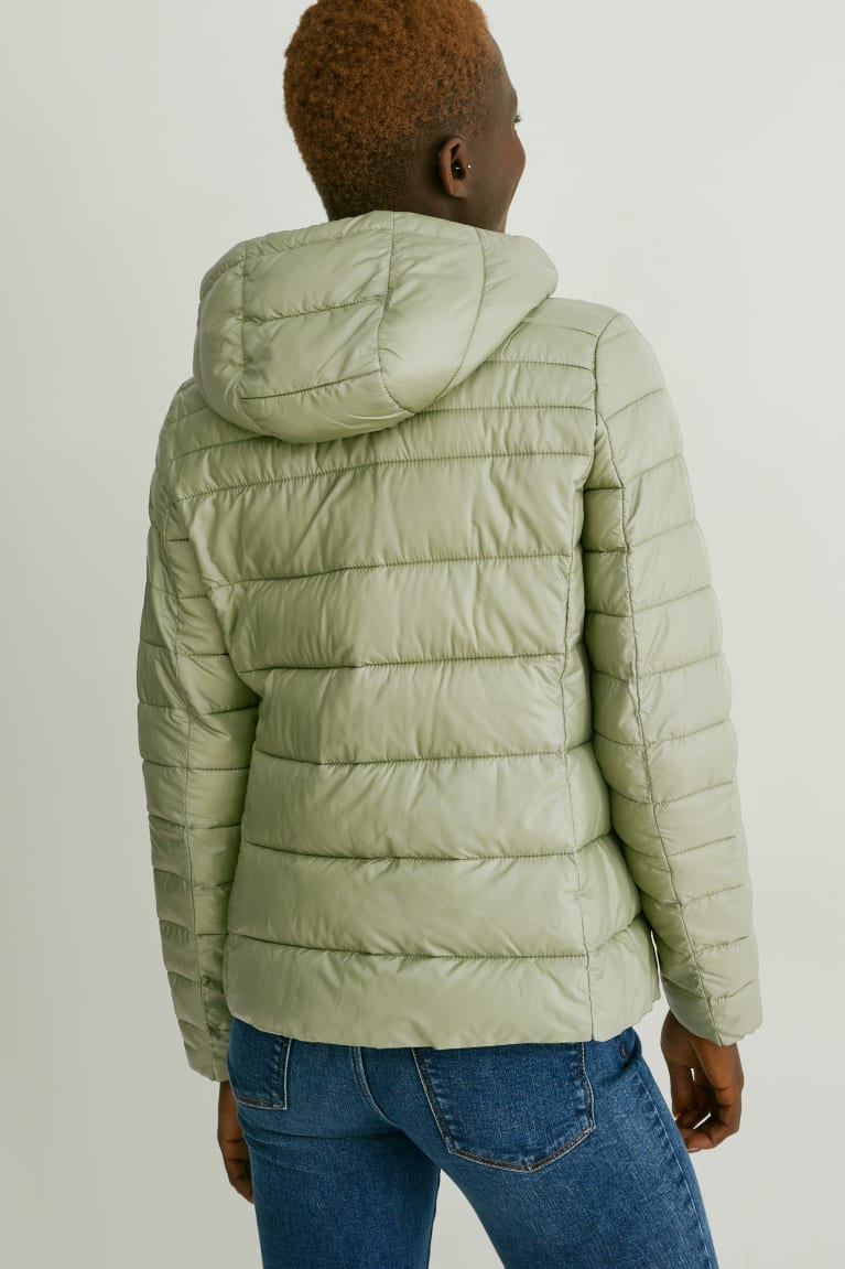 Green C&A Quilted Gilet Bionic-finish®eco- Recycled Women's Jackets | KVWUO-3457