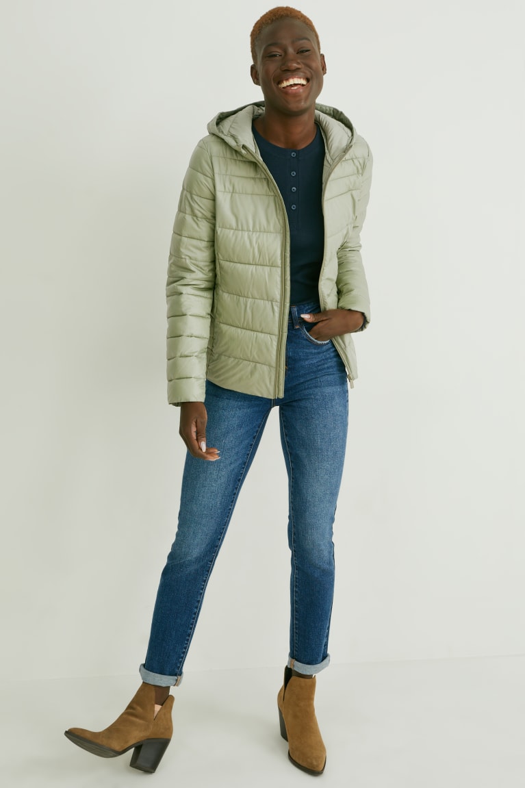 Green C&A Quilted Gilet Bionic-finish®eco- Recycled Women's Jackets | KVWUO-3457