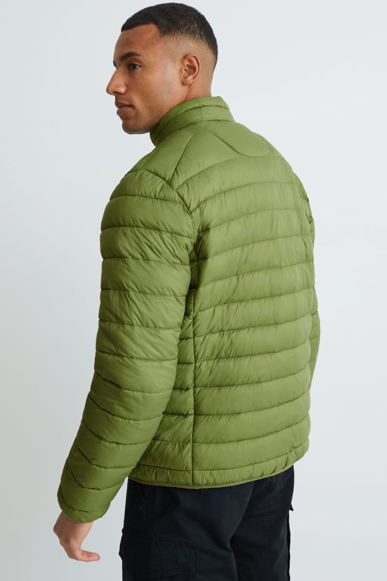 Green C&A Quilted Recycled Men's Jackets | ALWCG-6297