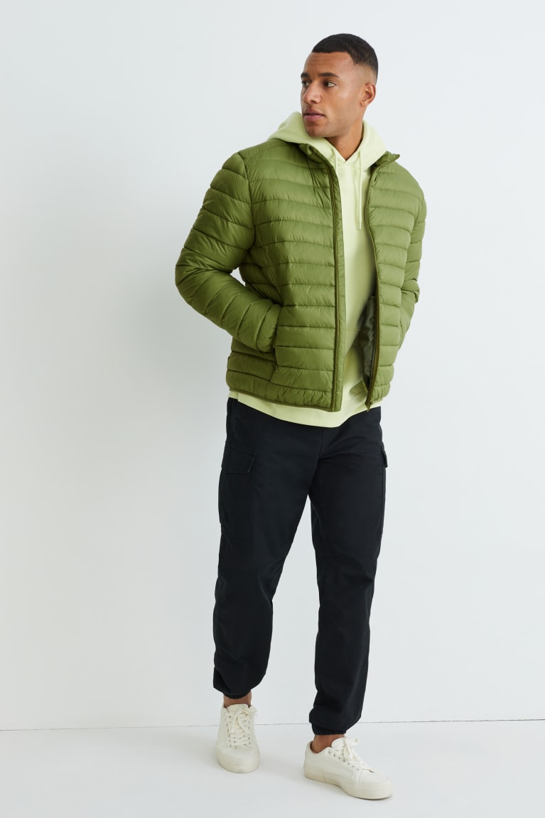 Green C&A Quilted Recycled Men's Jackets | ALWCG-6297