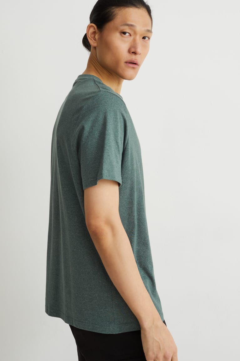 Green C&A With Organic Cotton Men's T-shirts | MZOXN-1978