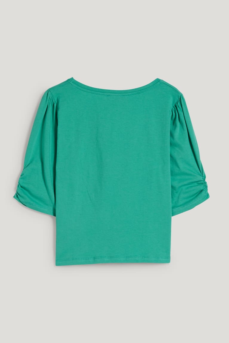 Green C&A Women's T-shirts | GDPUE-0362