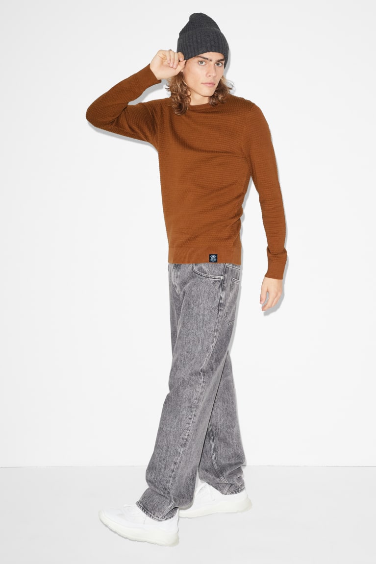 Havanna C&A Clockhouse Men's Jumper | SYDRF-8039