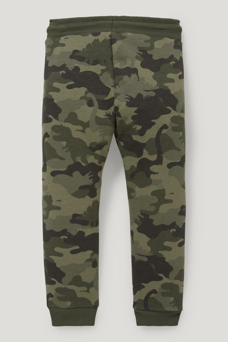 Khaki C&A Dinosaur Joggers Boys' Trousers | ZPBME-5870