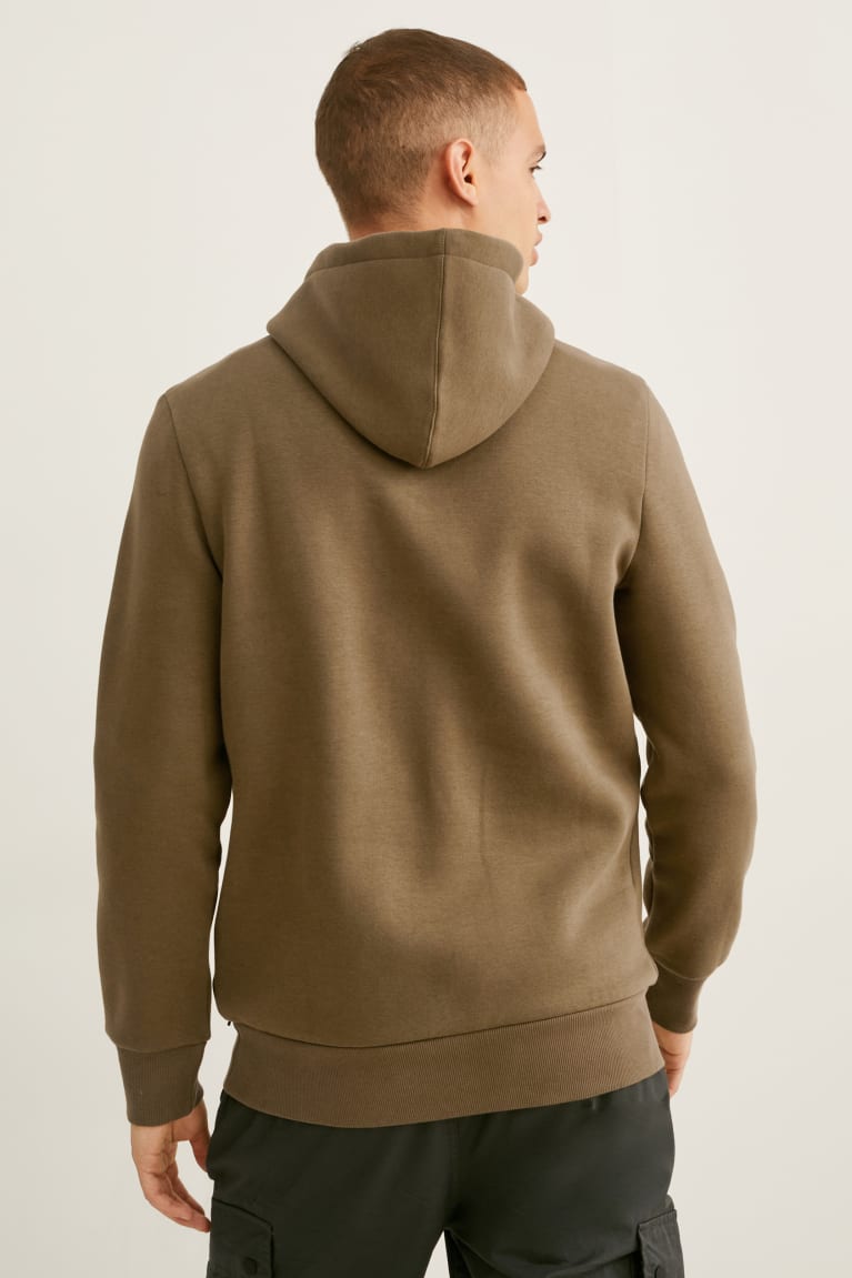 Khaki C&A Men's Sweatshirts | TRBPY-4901