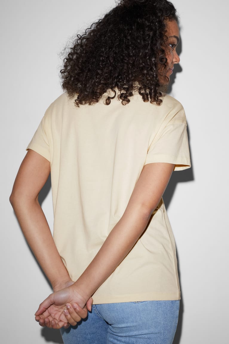 Light Beige C&A Clockhouse Women's T-shirts | VDHCF-9743